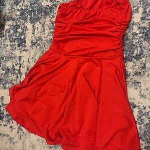 Amazon Vibrant Red Mini Dress